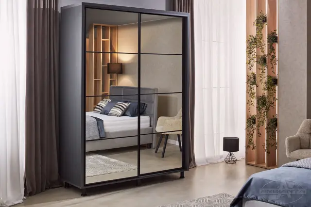 Torino mirror — Graphite