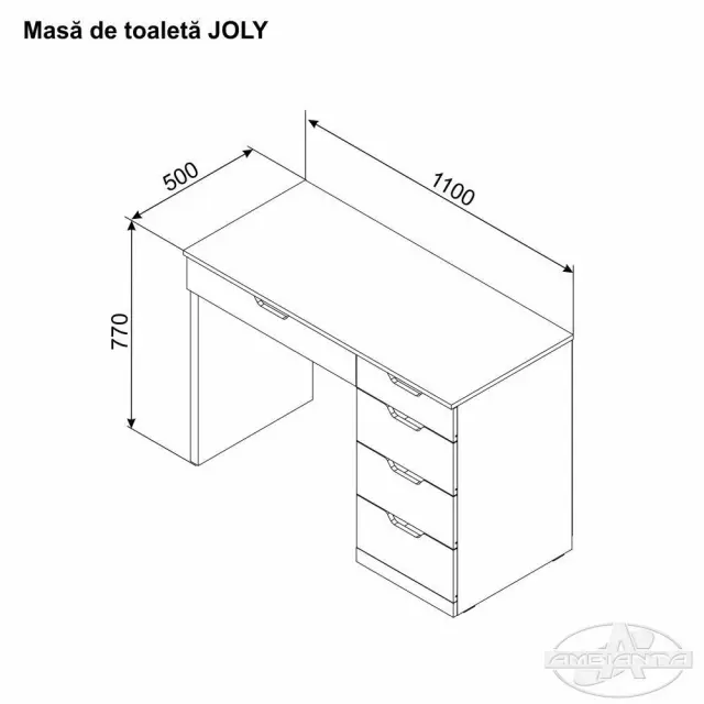Dressing table Joly — Artisan