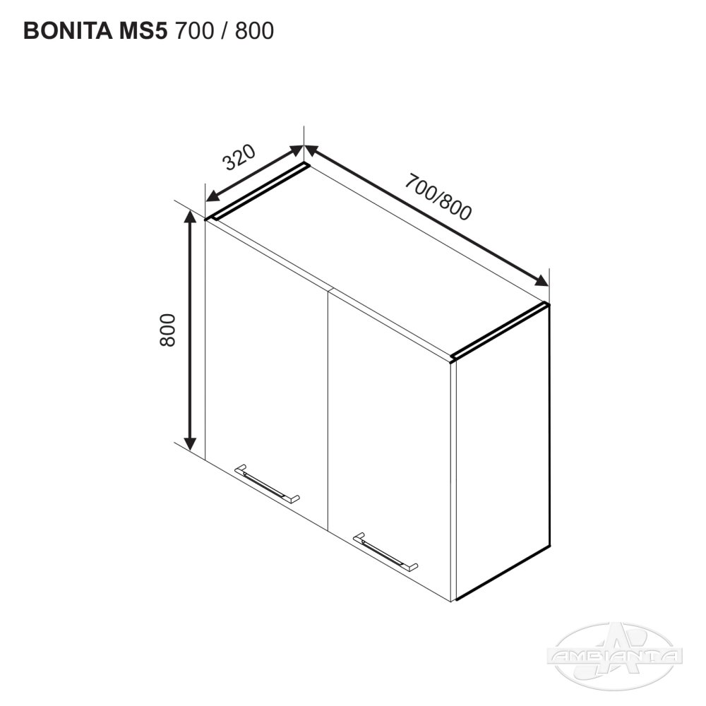 Верхний модуль BONITA MS5 800 — Белый