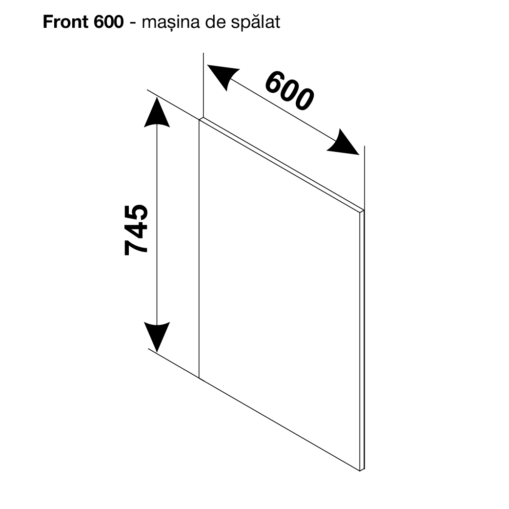 Modul BONITA 600 masina de spalat vase — Alb