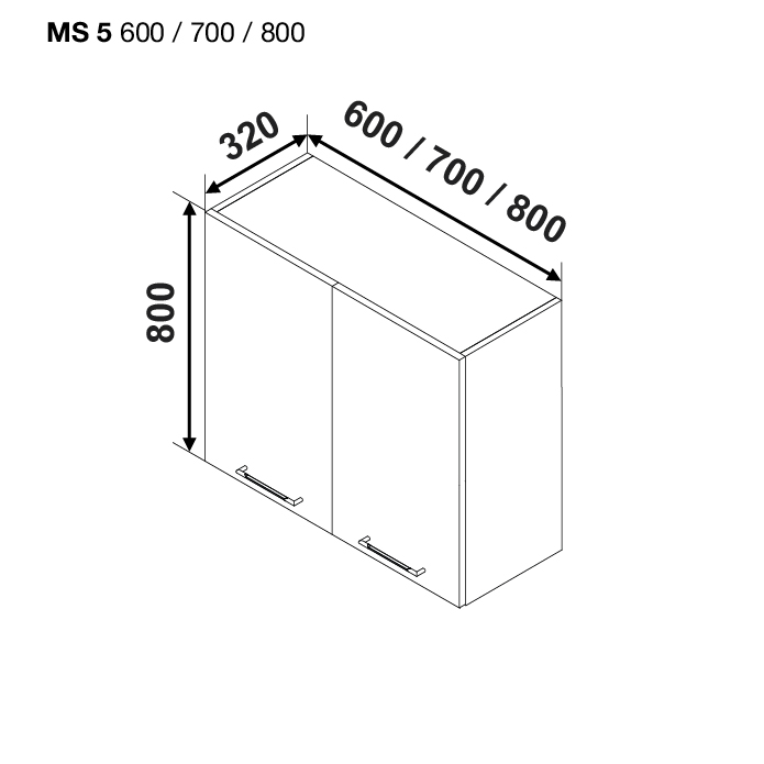Modul BONITA MS5 800 (modul superior) — Alb
