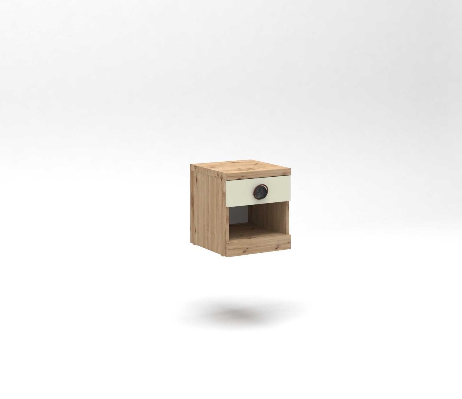 AMIGO Nightstand — Artisan — Cream