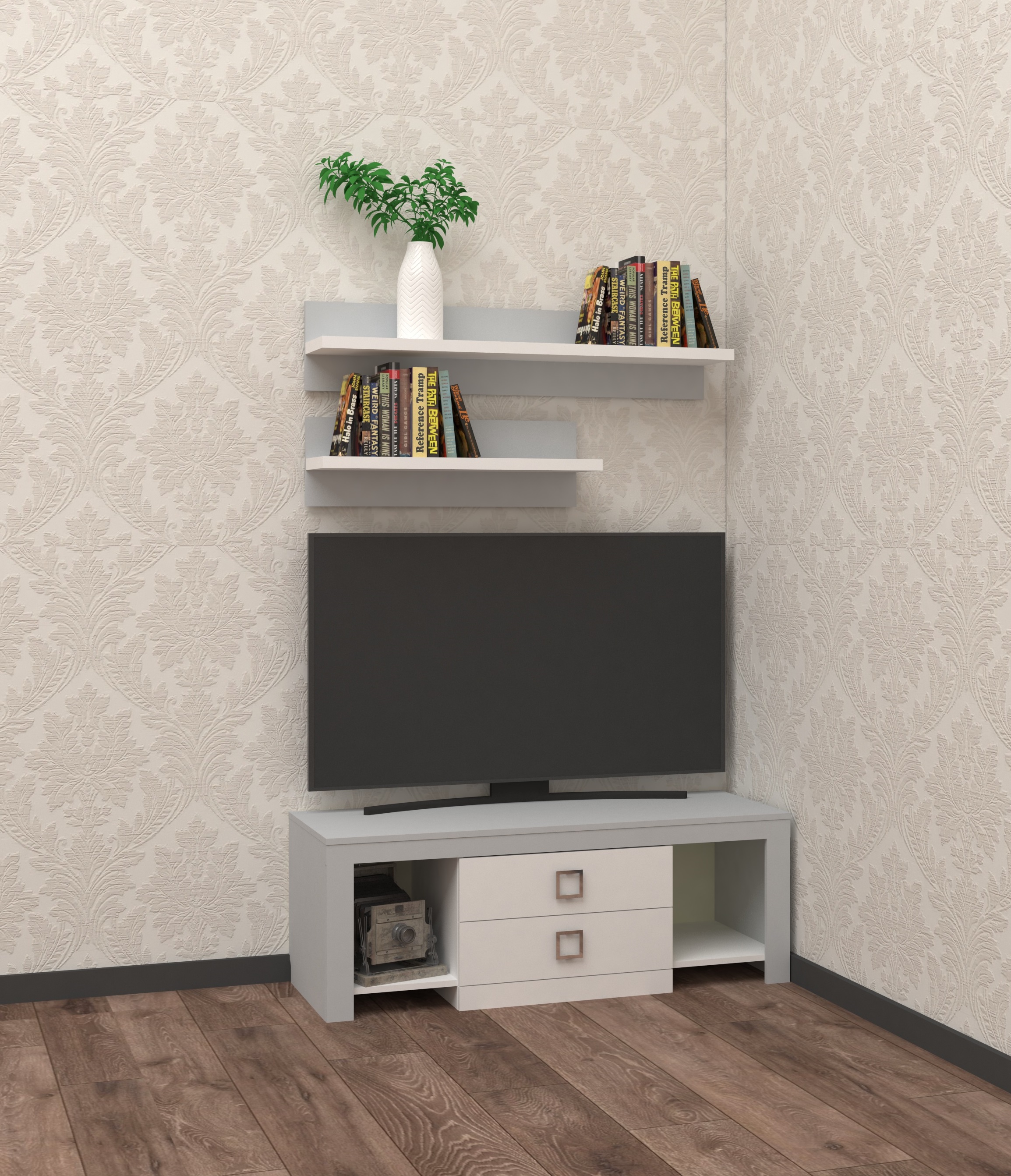 AMIGO 0.6m shelf — Gray