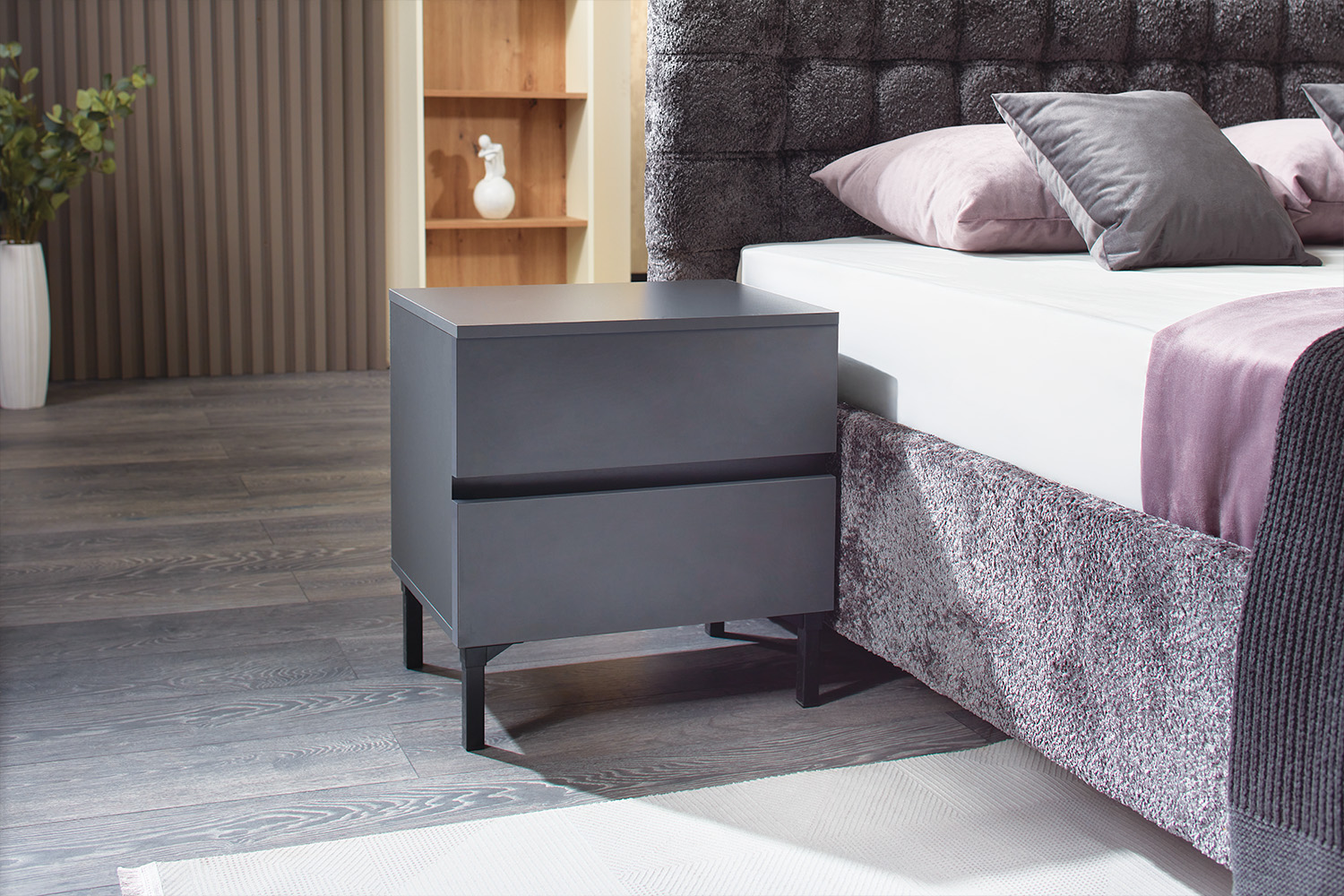 RIO Nightstand — Graphite