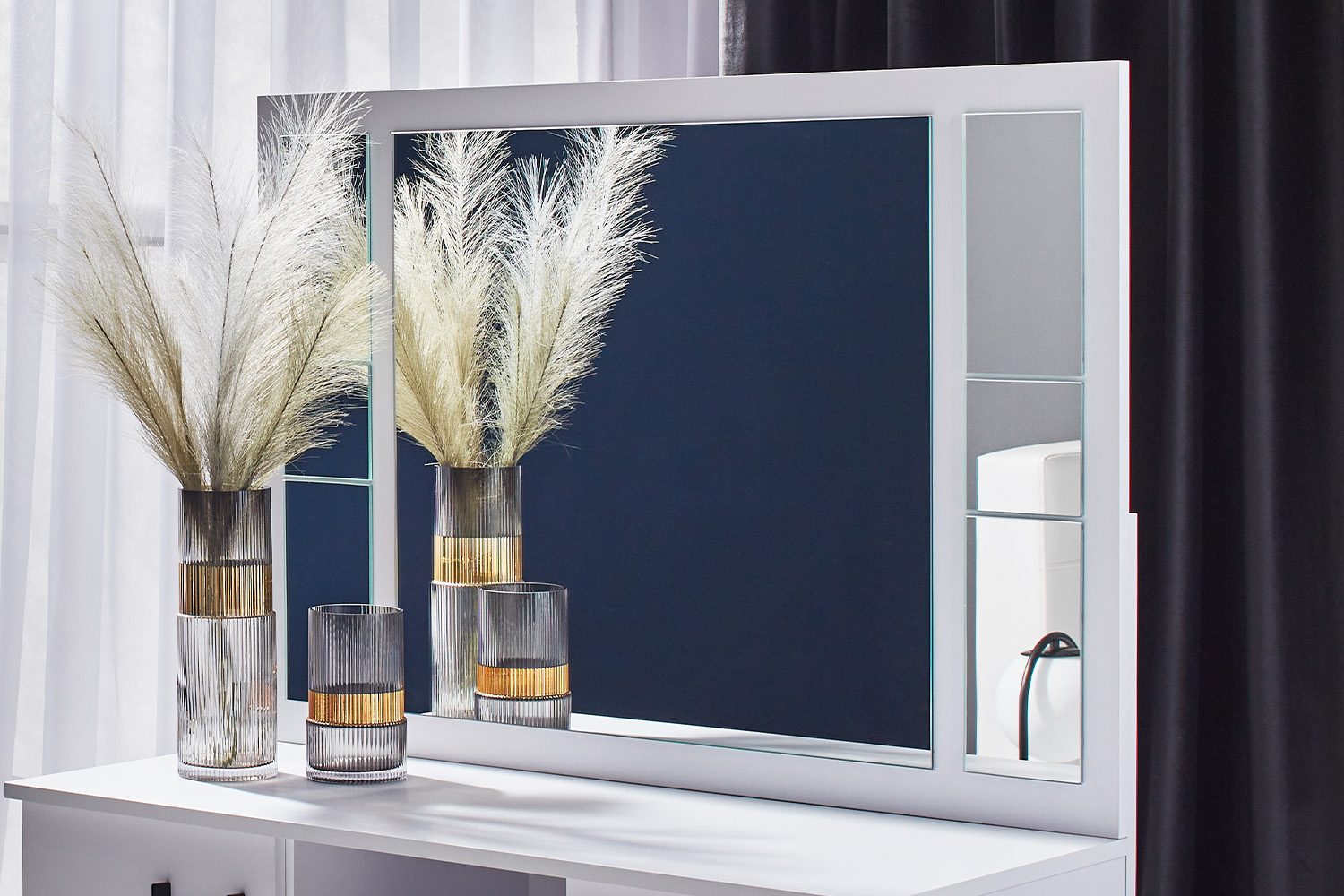 Suport oglinda RIO — Alb