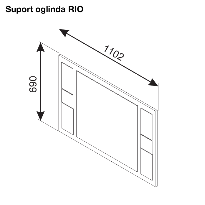 Suport oglinda RIO — Fungo