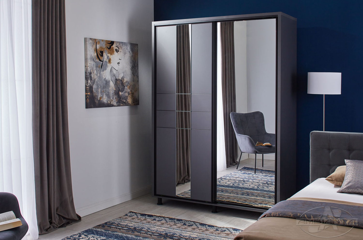 Dulap RIO 1.4 m — Grafit