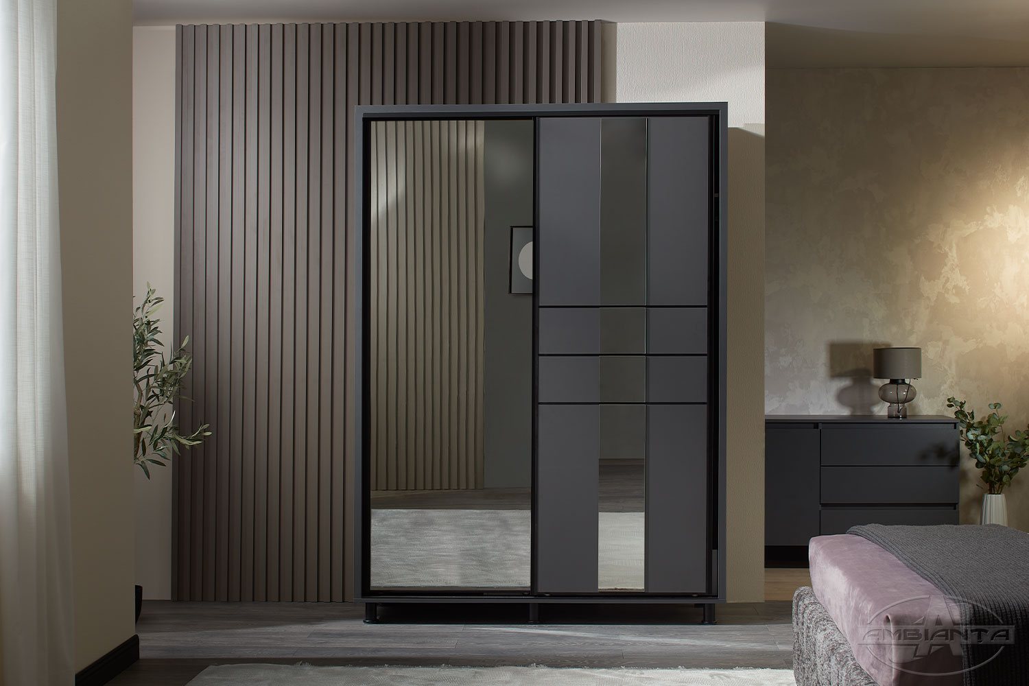 Dulap RIO 2 m — Grafit