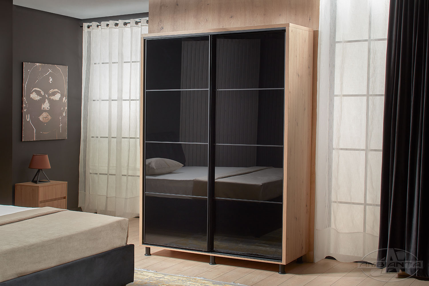 Dulap TORINO sticla 1.8 m — Artisan