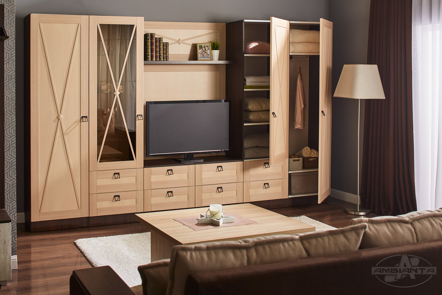 Placă decorativă ELDORADO cu polițe 1,1,m — Cremona
