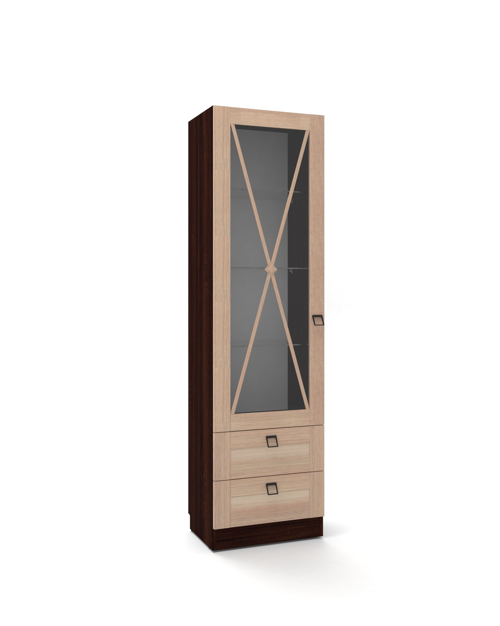 Living ELDORADO dulap cu vitrina si sertare 0,55 m — Cremona