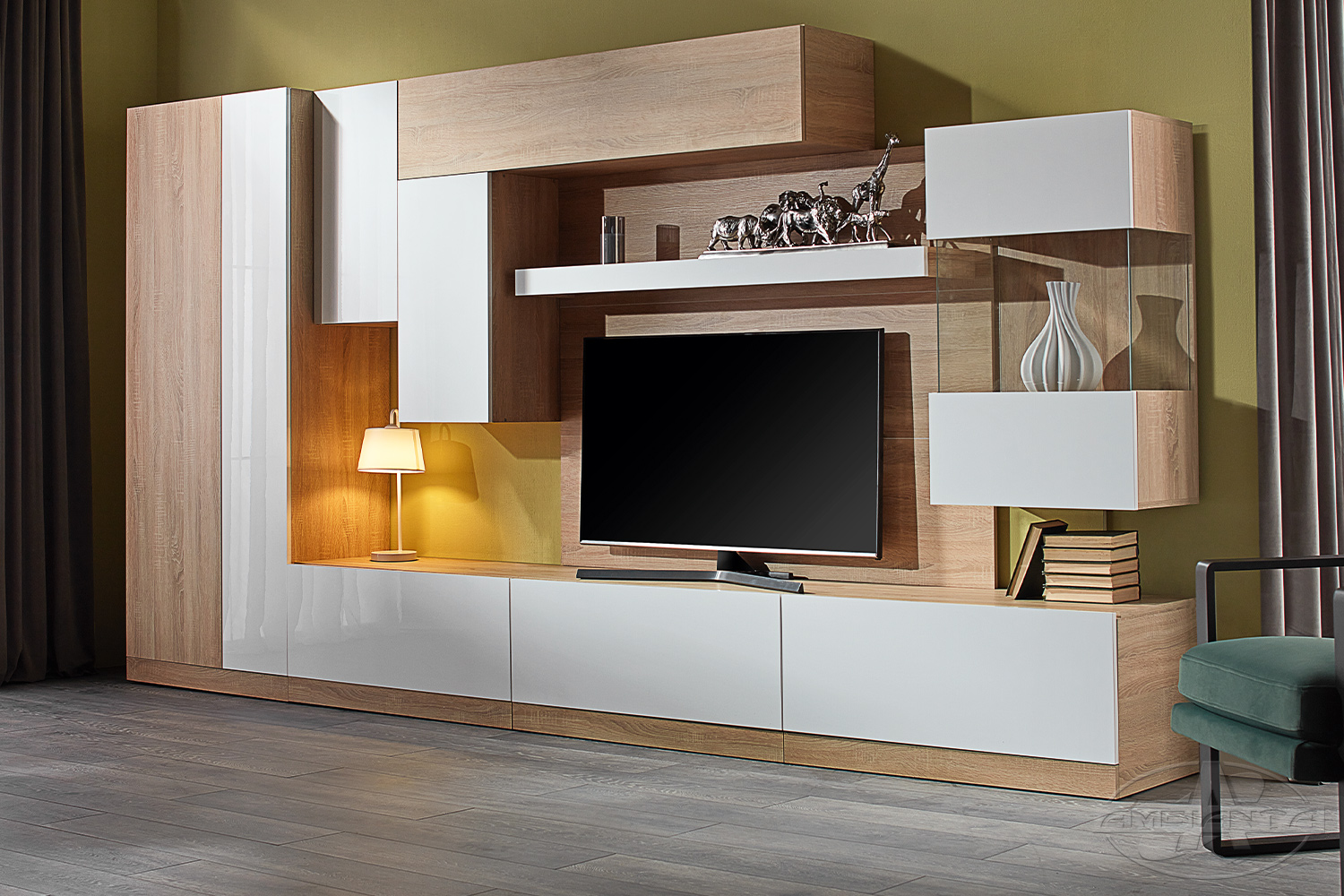 Living PALERMO comoda TV 1.0 m — Bardolino
