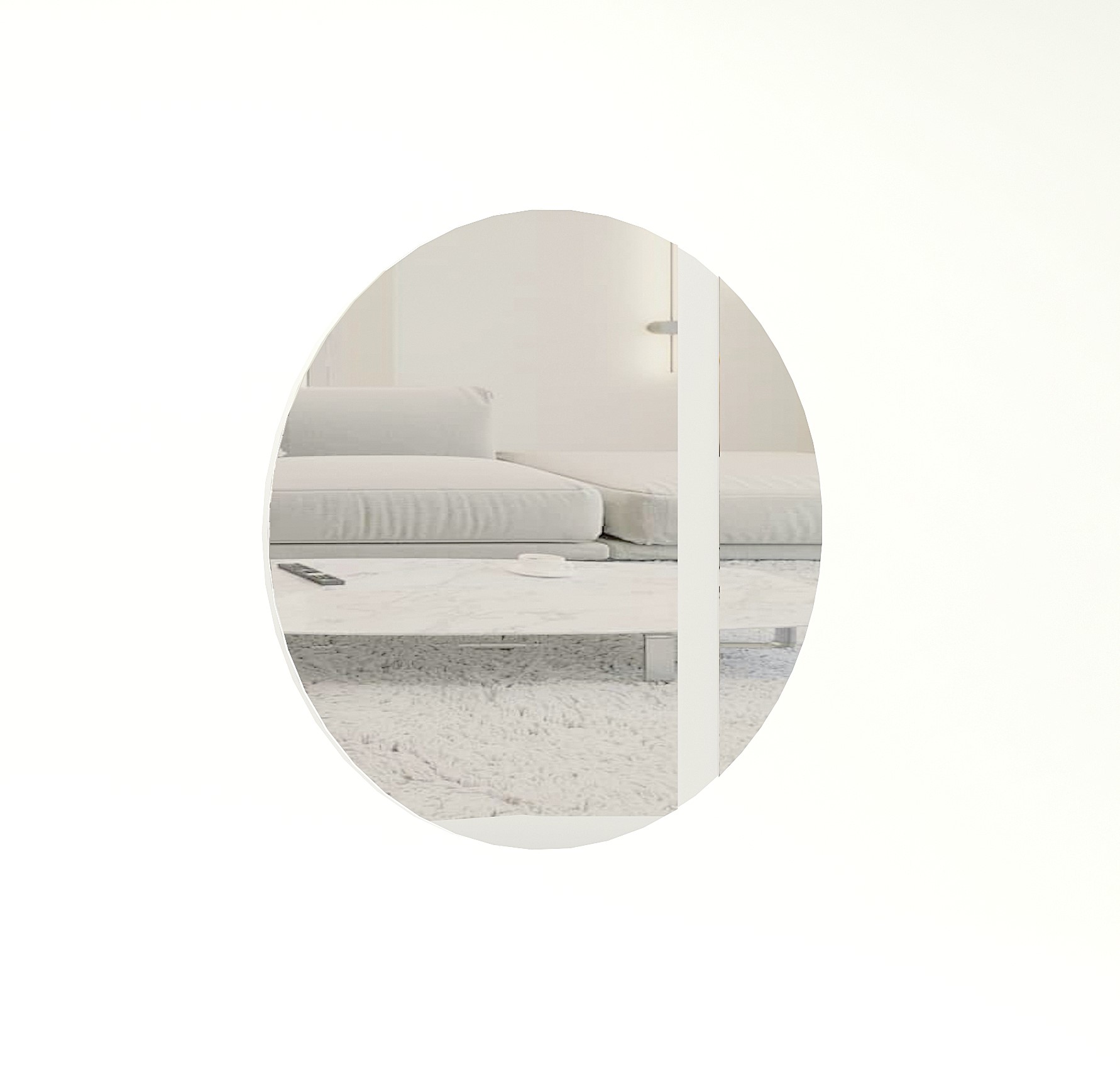 Suport oglinda JOLY — Alb