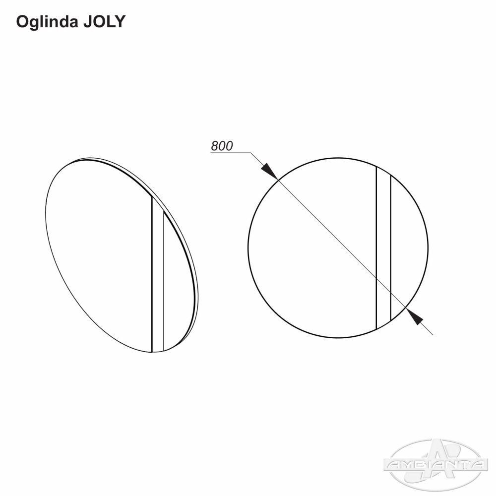 JOLY Mirror Holder — White