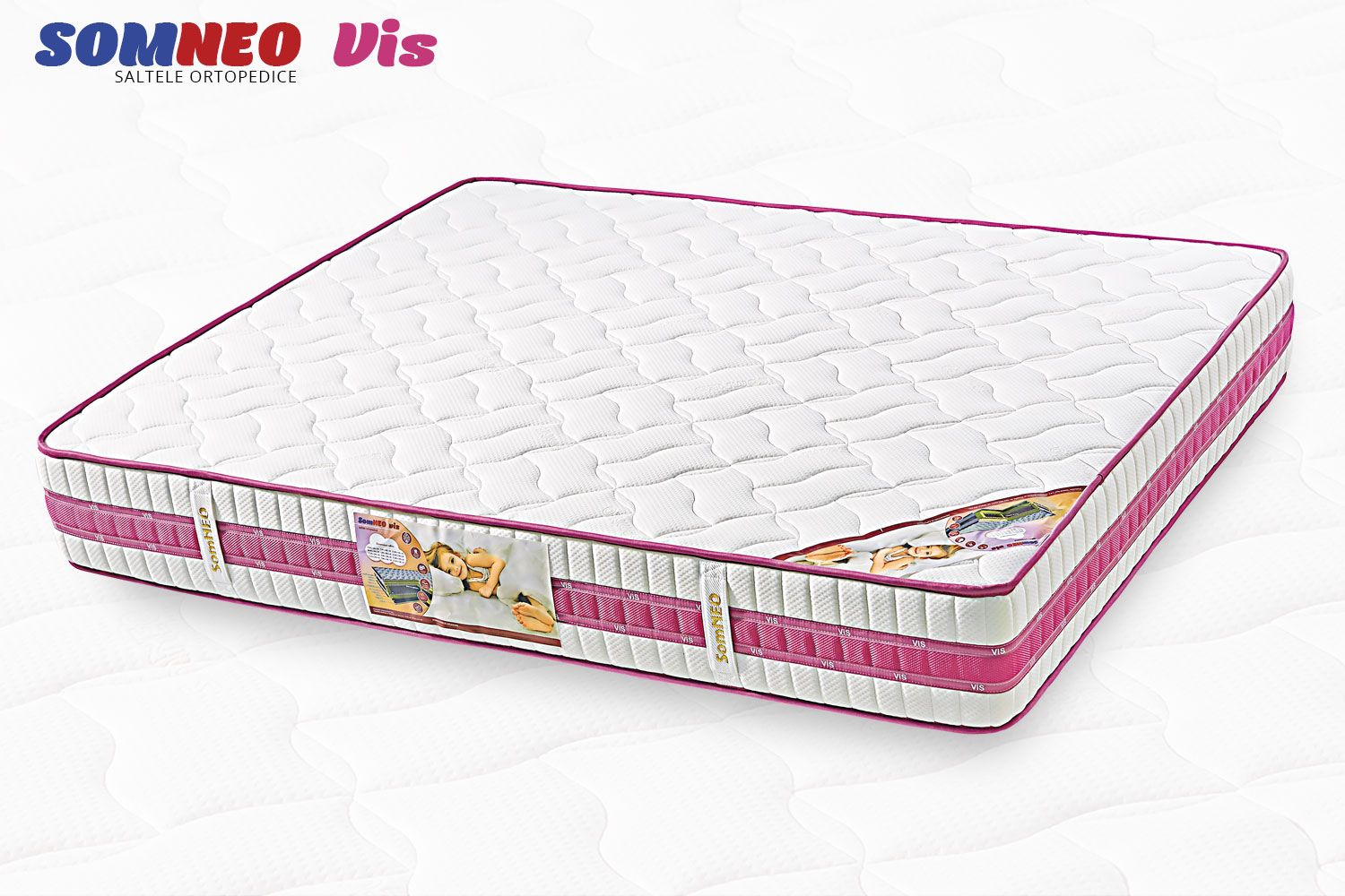 Saltea ortopedica SOMNEO VIS 0.8x1.9 m — Fără culoare